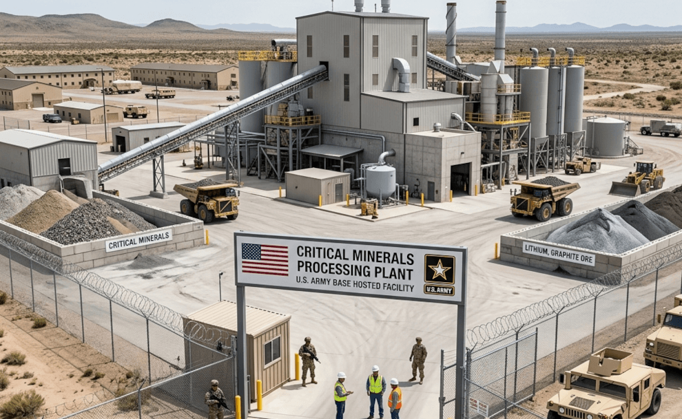 US Army Bases to Boost Critical Mineral Production at Home